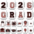 thumbnail image 2 of 2026 Graduation, Car Decorations, Magnetic Cutouts, Grad Party Decor, 20 Pack, Red Star Accents, Outdoor Indoor Venue, 2 of 6