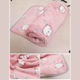 thumbnail image 4 of Super Soft Fluffy Premium Fleece Pet Blanket, Cozy Flannel Paw Print Throw Blanket for Dogs Puppies Cats, Available in Brown Pink White, 4 of 5