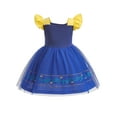 thumbnail image 5 of QEFJNO 1-6T Toddler Kids Girls Princess Dress Up Clothes Baby Girls Formal Birthday Halloween Christmas Tulle Dresses, 5 of 9
