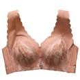 thumbnail image 2 of SHOPESSA Bras for Women Wirefree Push Up Bra Lace Stitching Straps Lingerie Daily Sports Bra Promotionon Clearance, 2 of 3