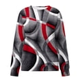 thumbnail image 4 of Sweat à Capuche Mode pour Femmes 2023 Col Rond Mode Décontractée Manches Longues Imprimé Sweat-Shirt Blouse 50 % de Réduction Costumes Halloween/noël, 4 of 5