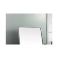 thumbnail image 4 of Soft Corner Metal Rectangle Full Length Mirror 32x72 Inch in Silver, 4 of 10