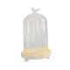 thumbnail image 1 of Cúpula de vidrio transparente, campana de cristal transparente, campana de cristal decorativa creativa para bodas 10x16cm Pájaro, 1 of 9