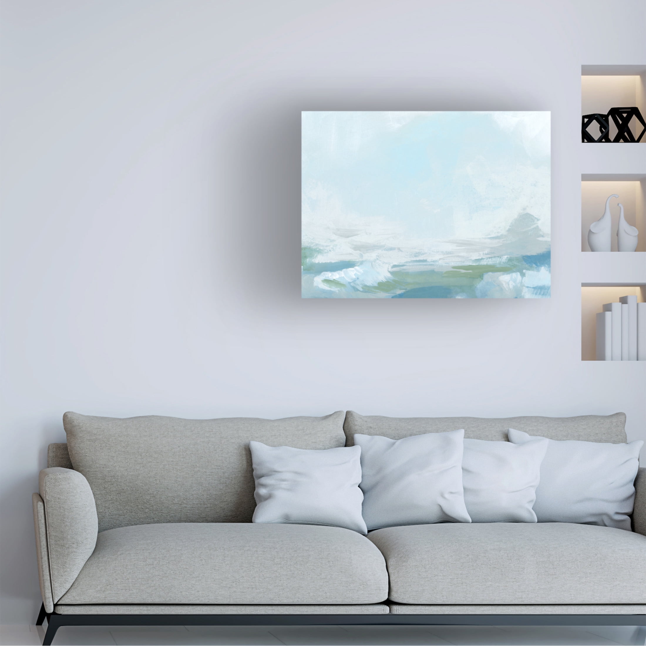 Trademark Fine Art June Erica Vess Shetland Sky II Canvas Wall Art