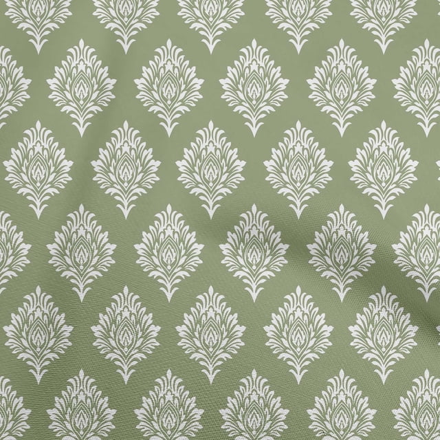oneOone Polyester Spandex Light Green Fabric Block Sewing Material Print Fabric By The Yard 56 Inch Wide-O2