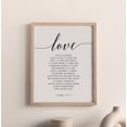 thumbnail image 1 of Ishii Melatic Bible Verse Bible Verse Print, Love Poster, Large Scripture, 1 of 3