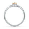 thumbnail image 4 of Birthstone Heart Ring with Shoulder Accents - Citrine (November), 4 of 4