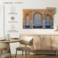 thumbnail image 5 of Elephant Stock Moroccan Mausoleum Fountain Wall Art - Horizontal Multi Panel Canvas - Living Room Wall Decor - Architecture Multi Panel - Brown And Beige Decor - 57" x 36", 5 of 8