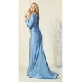 thumbnail image 2 of Juniors Womens V-neckline Bodycon Gown, 2 of 5