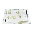 thumbnail image 1 of XMXY Woven Placemats Set of 4 PCS, Abstract Leaf Branch Table Mats Washable Heat Resistant Placemats, 1 of 6