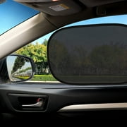 Somnr Side Automotive Window Sunshades, Glare and UV Rays Protection Car Sun Shade for Baby, 4 pack 20x12 Cling Sunshades for Car Side Windows-Sun