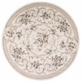thumbnail image 2 of 8' Round  Polypropylene Ivory  Area Rug, 2 of 2