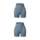 thumbnail image 4 of Sonducket Pantalones cortos sin costuras para mujer, mallas cortas de entrenamiento de realce a prueba de golpes, cintura alta, realce de cadera, Azul claro METRO 2piezas, 4 of 6
