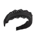 thumbnail image 3 of Diadema de encaje ancha Zulema para el cabello Retro, 3 of 6