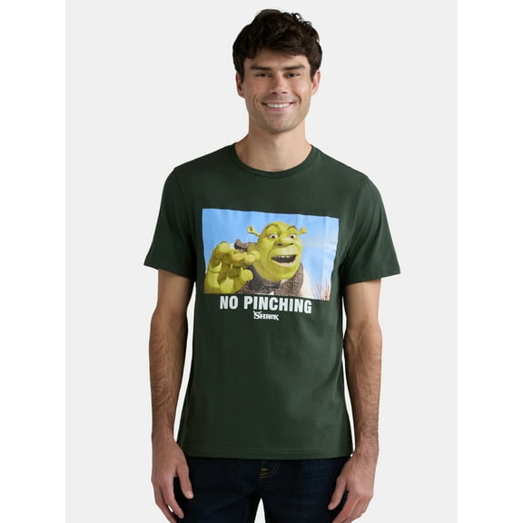 Shrek Men's & Big Men's Saint Patrick's Day Graphic Tee, Sizes XS-3XL
