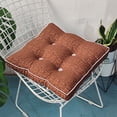 thumbnail image 1 of Nvzi Cushion Garden Terrace Home Kitchen Office Thick Comfortable Cushion 15.74*15.74*3.54inch (Brown), 1 of 5