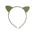 thumbnail image 4 of Unique Bargains 1 Pc Cute Frosted Cat Headbands for Women Green, 4 of 6