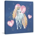 thumbnail image 2 of Marmont Hill Stars and Love Unicorn Canvas Wall Art, 2 of 6