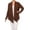 Brown, variant on Plus Size Soft Basic Sweater Cardigan for Women