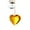 Yellow, variant on WNFJR Heart Crystal Ball Prism Pendant, Clear Glass Crystal Suncatcher Rainbow Maker for Window, Indoor Outdoor Garden Hanging Décor