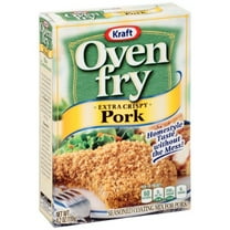 Kraft Oven Fry Extra Crispy Seasoned Coating Mix for Pork 4.2 oz Box (Pack of 12)