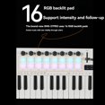 thumbnail image 3 of Teclado -37 PRO de 37 Teclas, 3,5 mm, MIDI, 16 Pads de Batería RGB con Fuente de Sonido. Compatible con Conexión Inalámbrica A Múltiples Sistemas., 3 of 10