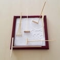 thumbnail image 4 of Mini Japanese Garden Rake Bamboo Tool Set, Wooden Sandbox Sand Play Therapy Toy Kit for Spiritual Peace Meditation, 4 of 8
