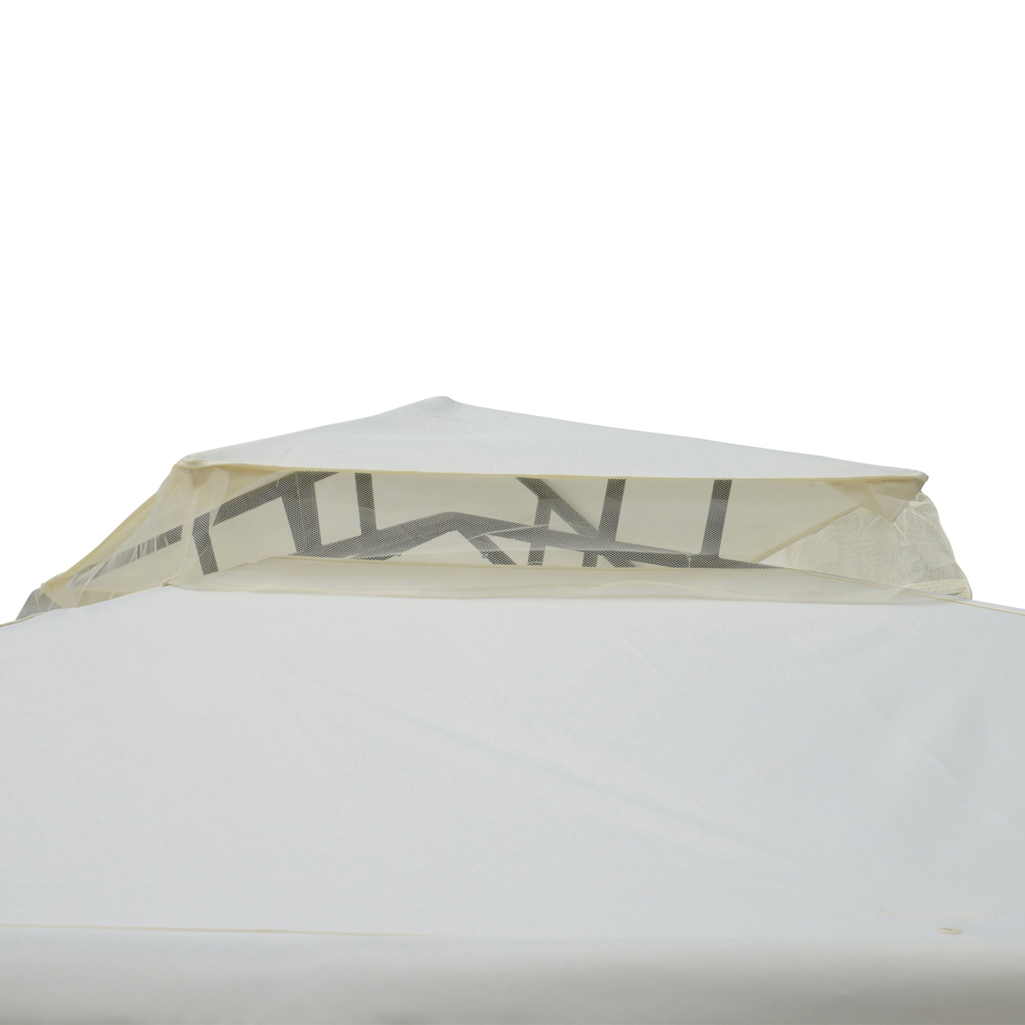 Outsunny 9.6' x 9.6' Patio Gazebo, Outdoor Canopy Shelter, Cream White