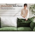 thumbnail image 5 of JULY'S SONG 134.6" Luxury Sectional Sofa Set, Cloud Couch Modular Sectionals for Living Room, Comfy U Shaped Couches and Sofas with Movable Storage Ottoman - Green, 5 of 10