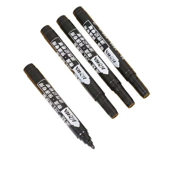 Permanent Oil-Based Marker with Refillable Broad Tip, Professional Waterproof Marker for Logistics Shipping and Heavy-Duty Office Labeling, 1ml Office & Craft & Stationery Stationery Supplies