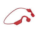 thumbnail image 4 of BL15 es de conducción ósea Bluetooth Oreja abierta IPX5 inalámbrico plegable impermeable para trabajo Control de botón de - rojo en caja, 4 of 10
