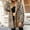 E-Brown, variant on Levmjia Womens Winter Coat Trendy Fleece Jacket Ladies Warm Long Coat Jacket Winter Leopard Print V-neck Thick Outerwear