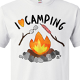 thumbnail image 4 of Inktastic I Love Camping- Campfire, Hot Dog, Marshmallows T-Shirt, 4 of 5