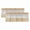 Ochre, Cream, White, variant on 2 Pack Valances for Windows, Purple Grey Window Valances for Living Room/Bedroom/Bathroom, Farmhouse Gray Barn Wooden Vintage Striped Light Filtering Kitchen Curtain Valance 42"W x18" L