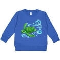thumbnail image 2 of Inktastic Sea Turtle Swimming Toddler Sweatshirt, 2 of 4