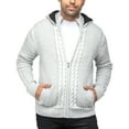 thumbnail image 4 of X RAY JEANS Mens Hooded Full-Zip High Neck Sweater Jacket, Oatmeal, 2XL, 4 of 6