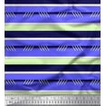 thumbnail image 1 of Soimoi Rayon Fabric Horizontal Stripe Decor Fabric Printed Yard 42 Inch Wide, 1 of 3