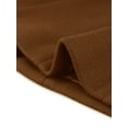 thumbnail image 6 of MODA NOVA Juniors Peter Pan Collar Double Breasted Long Sleeve Winter Coat, 6 of 7