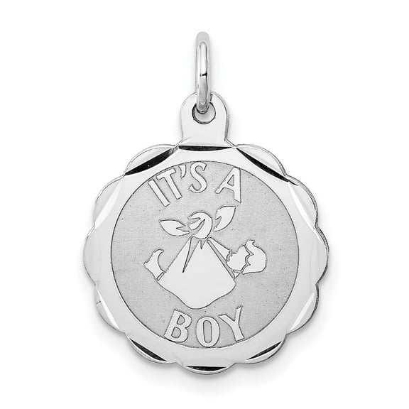 925 Sterling Silver Solid Polished Its A Teen Charm Pendant Necklace 23x16mm Wide - Pendant for Women