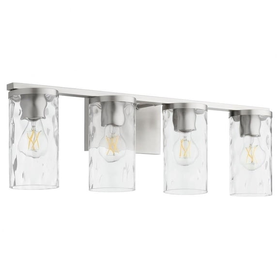 4 Light Bath Vanity in Contemporary Style-8.75 inches Tall and 28 inches Wide-Satin Nickel Finish Bailey Street Home 183-Bel-5054686