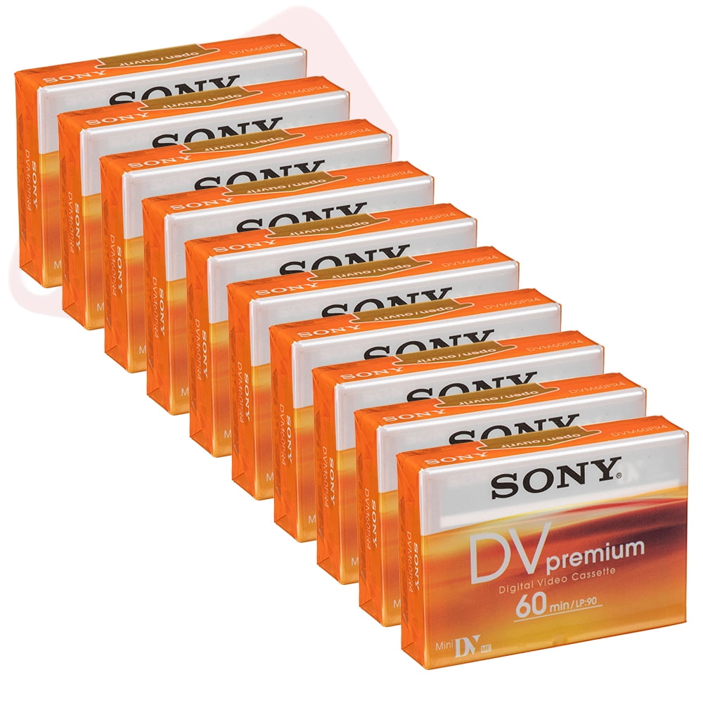 Sony 60 Minute Premium Mini DV Tape Video Cassette DVM60PR4 10
