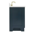 thumbnail image 5 of Ariel Taylor 30 In. Oval Sink Bathroom Vanity With Carrara White Quartz Countertop 1.5 Edge In Midnight Blue, 5 of 11