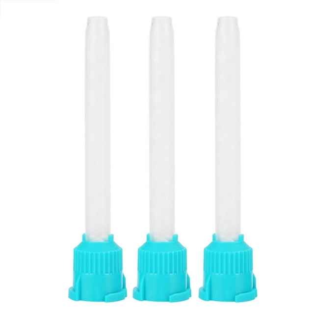PUNTA DE MEZCLA Dental, 50pcs Puntas de Mezcla Intraorales Dentales Desechables Propuesta de Mezcla de Caucho de Silicona 1: 1