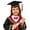 b-Black, variant on WELOIJEVBE Kids Kindergarten Graduation Cap and Gown Set Graduation Photography Outfit Navy Cap and Gown Outfit 5-6 Years
