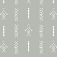 thumbnail image 2 of 3S Brother's Kitchen Valance BOHO Printed Set of 3 Hanging Rod Pocket & Back Tab Window Décor Valances Tiers Café Curtains -Made in Turkey 0037( Grey 50"x14" Valance - 2 Tiers 24"x30"), 2 of 4