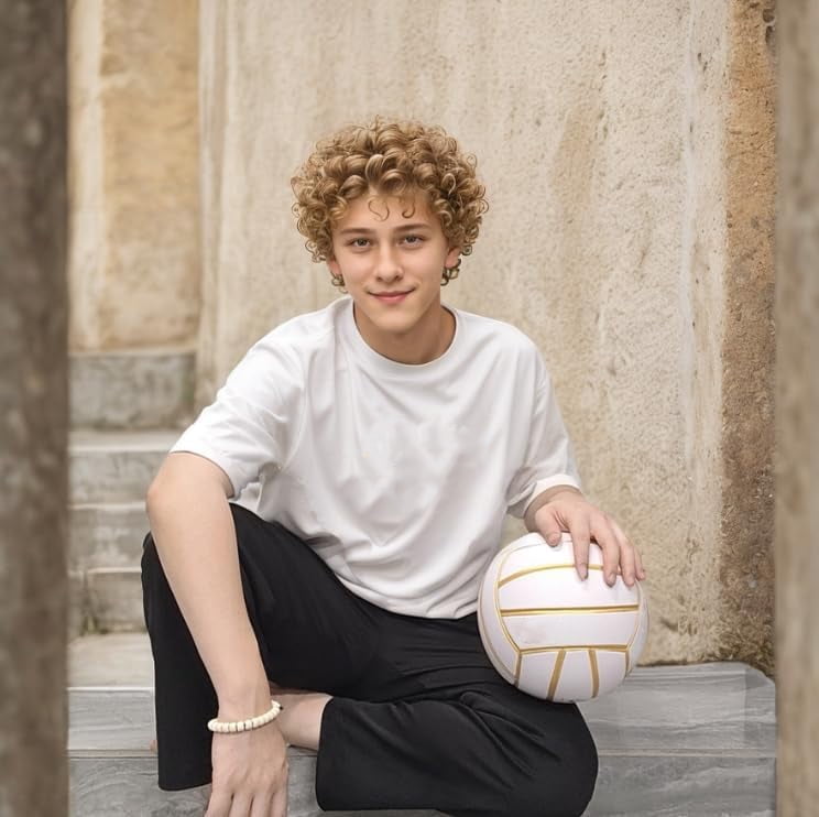 Golden White Volleyball for Outdoor Indoor Beach Game, Soft Touch