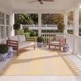 thumbnail image 3 of Safavieh Courtyard Benjamin Plaid Indoor/Outdoor Area Rug, Gold/Beige, 9' x 12', 3 of 10