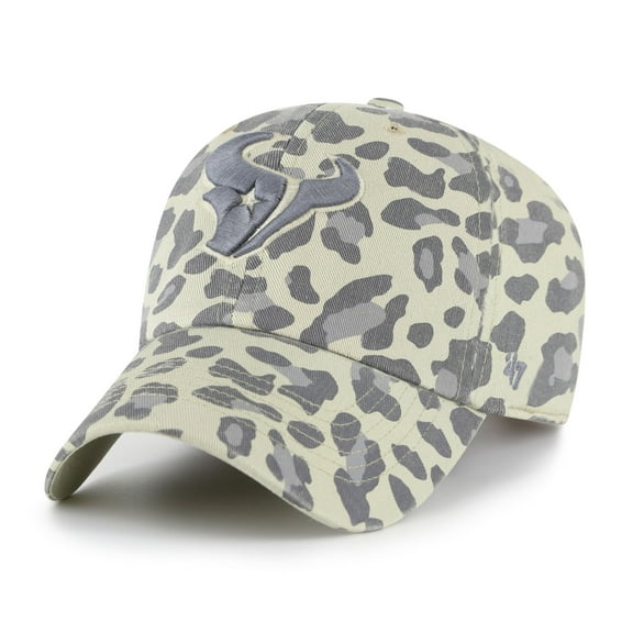 Women's '47  Gray Houston Texans Bagheera Clean Up Adjustable Hat