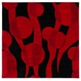 thumbnail image 6 of SAFAVIEH Soho Josie Abstract Wool Area Rug, Black/Red, 6' x 6' Square, 6 of 10