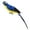 Blue, variant on SPRING PARK Artificial Birds Feathered Birds Parrot Figure Decor Fake Parrot for Craft Summer Modern Jungle Garden Home Ornament Decoration